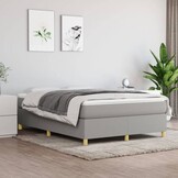 vidaXL Bedframe Lichtgrijs 140x190 cm - Nu 35% Korting!