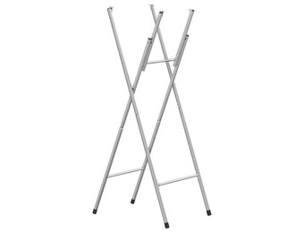 vidaXL Bartafelpoten Inklapbaar (45x53x108cm) - Staal Zilverkleurig - 57% Korting