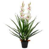 vidaXL Kunstplant met pot cymbidium orchidee 100 cm groen