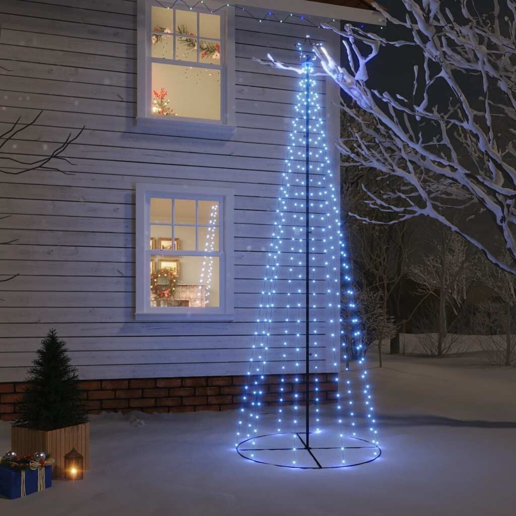 vidaXL Kegelkerstboom Blauw 300cm - 76% Korting!