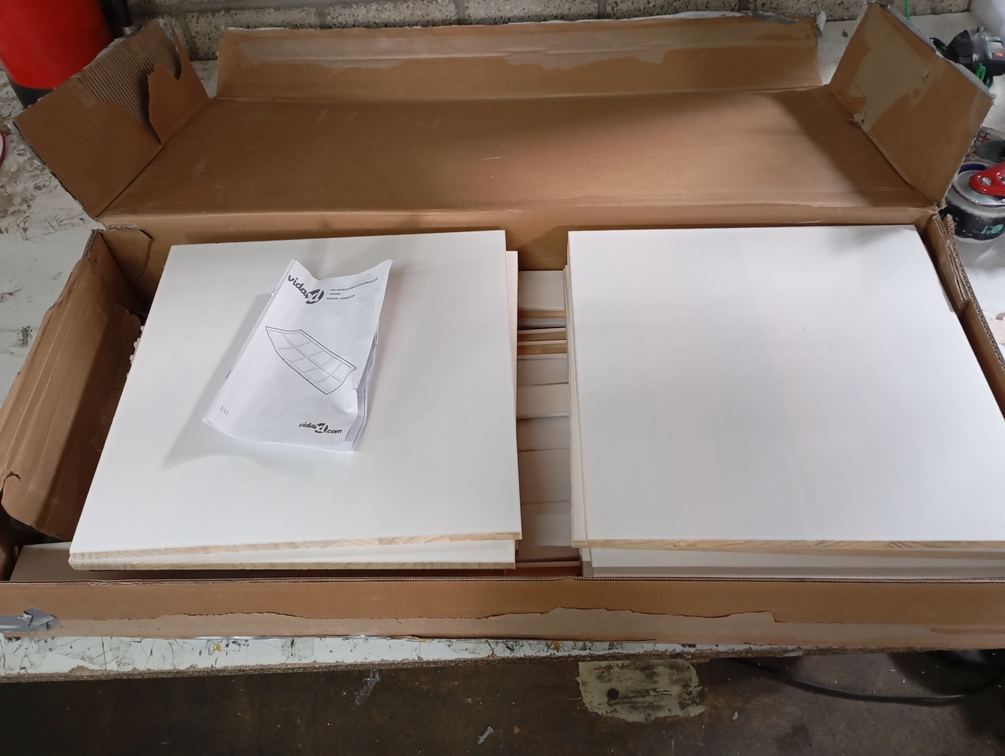 vidaXL Schuifdeur Wit Massief Grenenhout (90x210cm) - 64% Korting!