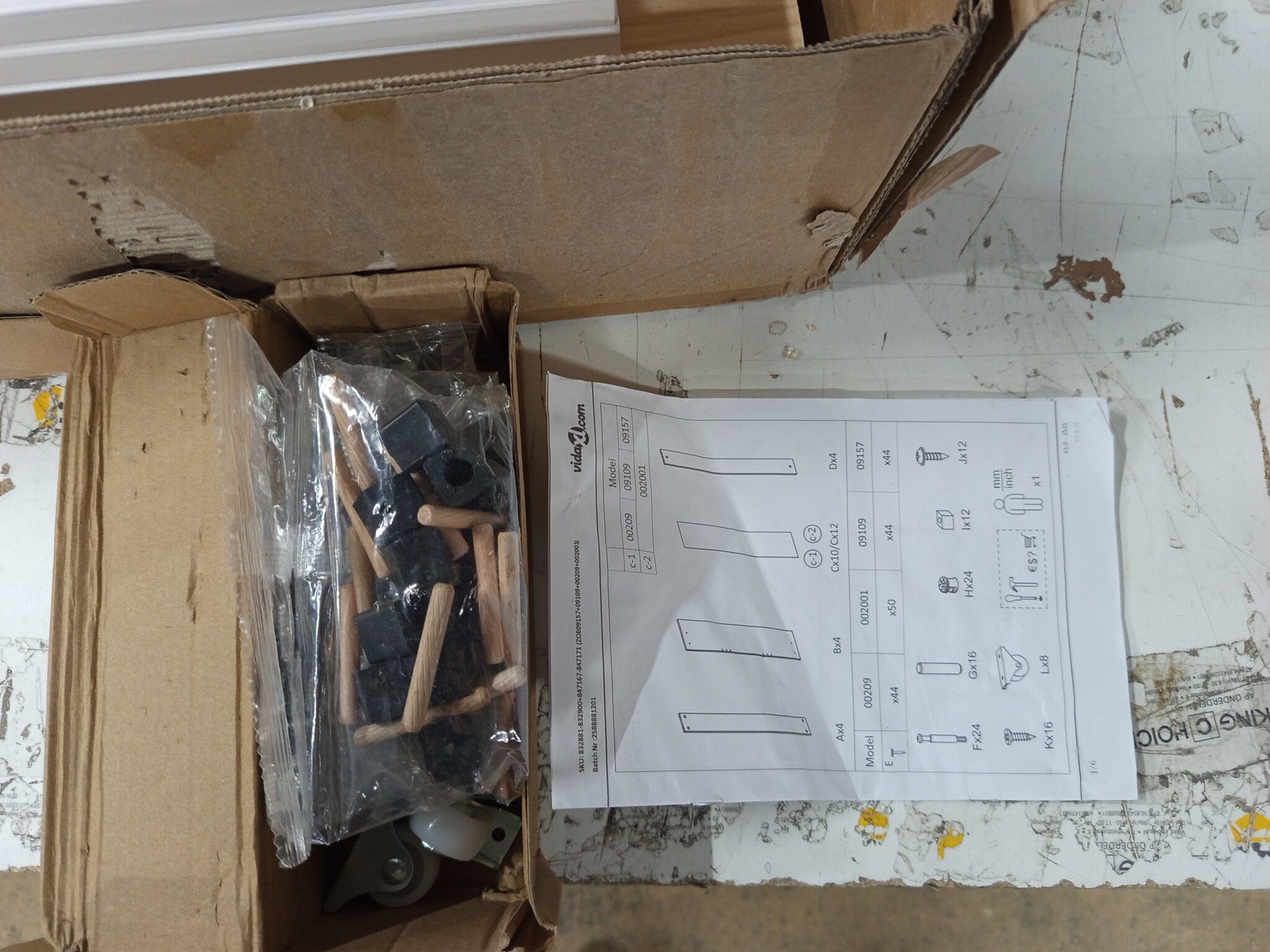 vidaXL Bedlades (2 st) - Massief Grenenhout Wit - 60% Korting!