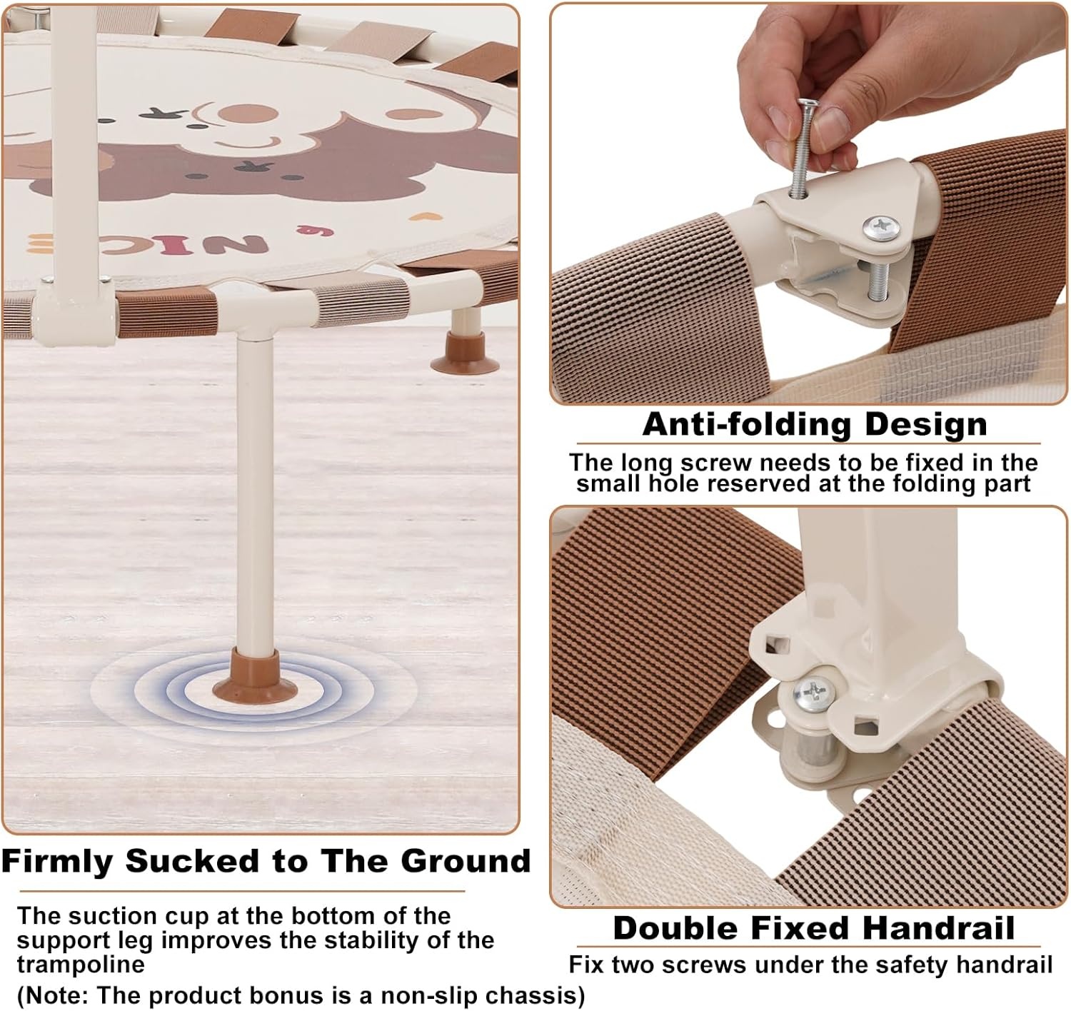 Trampoline voor kinderen (binnen/buiten) - 101cm - 30% Korting!