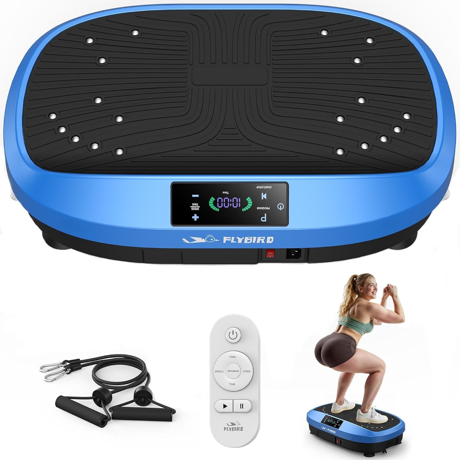 FLYBIRD Vibratieplate 120 Levels | 30% Korting | Thuis Fitness