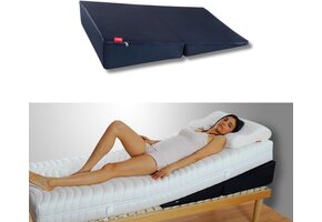 SONNO+ Wigkussen Blauw - Anti-reflux & Reisvriendelijk (43% Korting!)