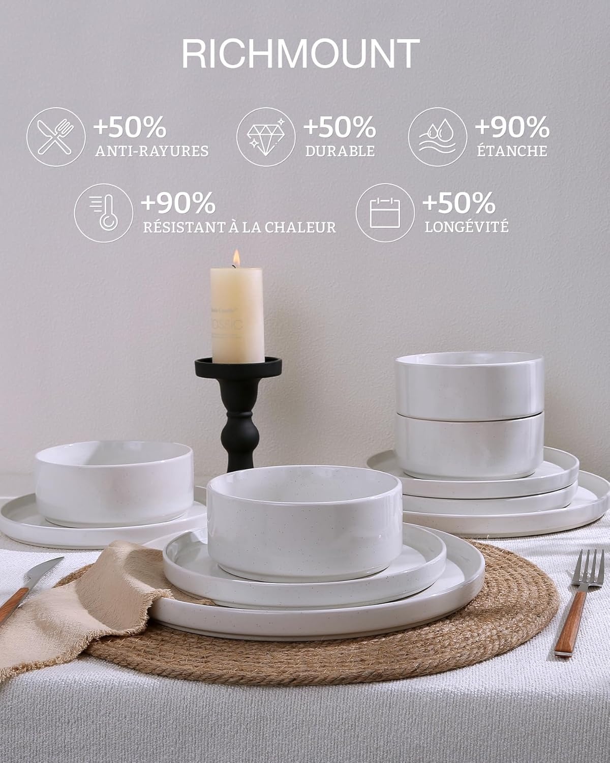 Richmount Nebula Dinerset (12-delig) - 35% Korting
