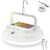 Oplaadbare Zonnelamp Campinglantaarn - 3 Modi, 4500lm, IPX4 - 30% Korting!