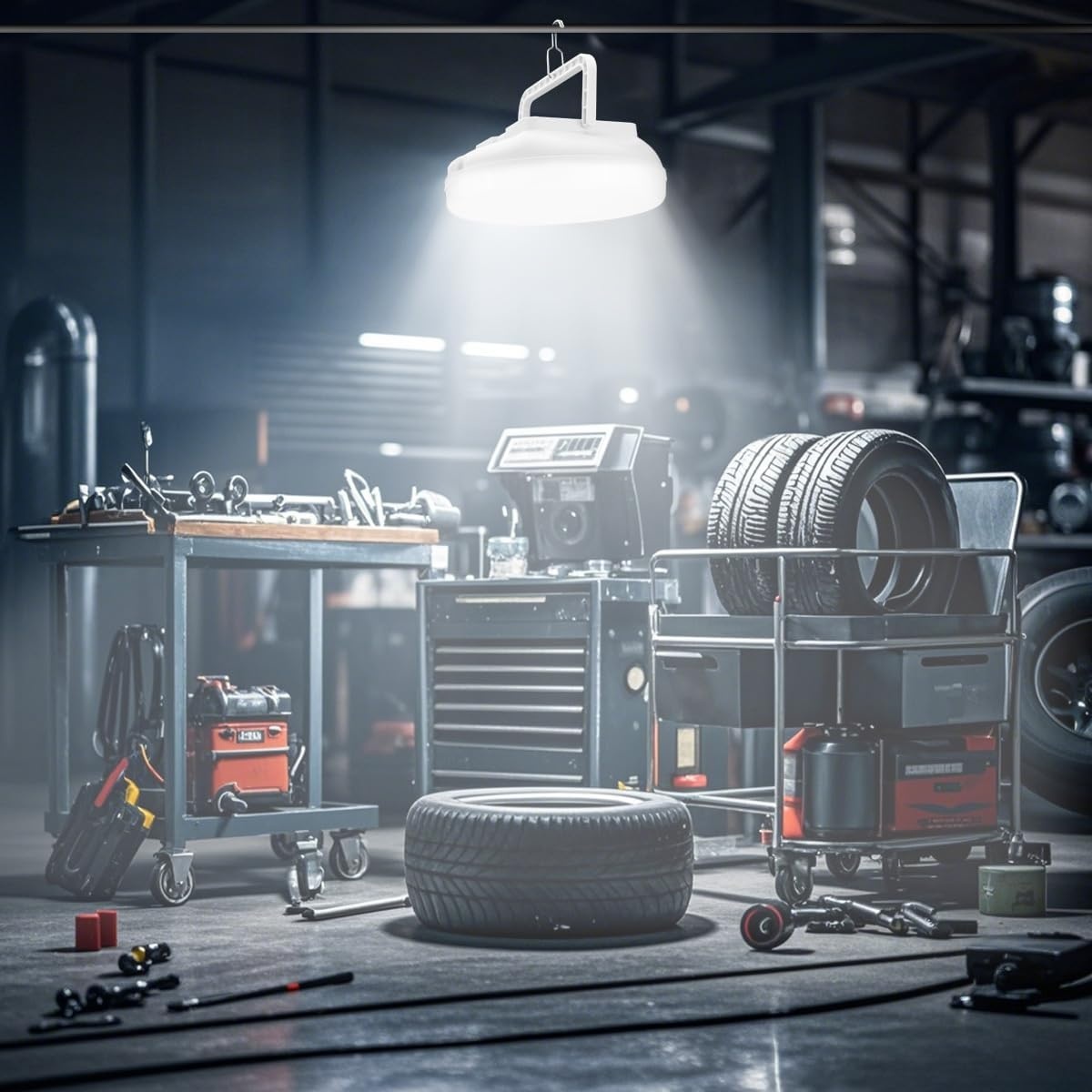 Oplaadbare Zonnelamp Campinglantaarn - 3 Modi, 4500lm, IPX4 - 30% Korting!