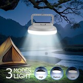 Oplaadbare Zonnelamp Campinglantaarn - 3 Modi, 4500lm, IPX4 - 30% Korting!