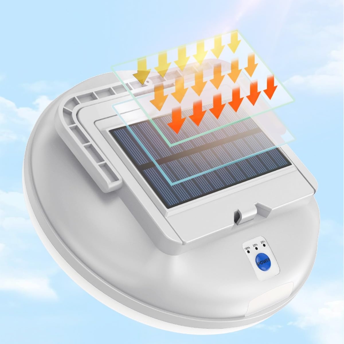 Oplaadbare Zonnelamp Campinglantaarn - 3 Modi, 4500lm, IPX4 - 30% Korting!