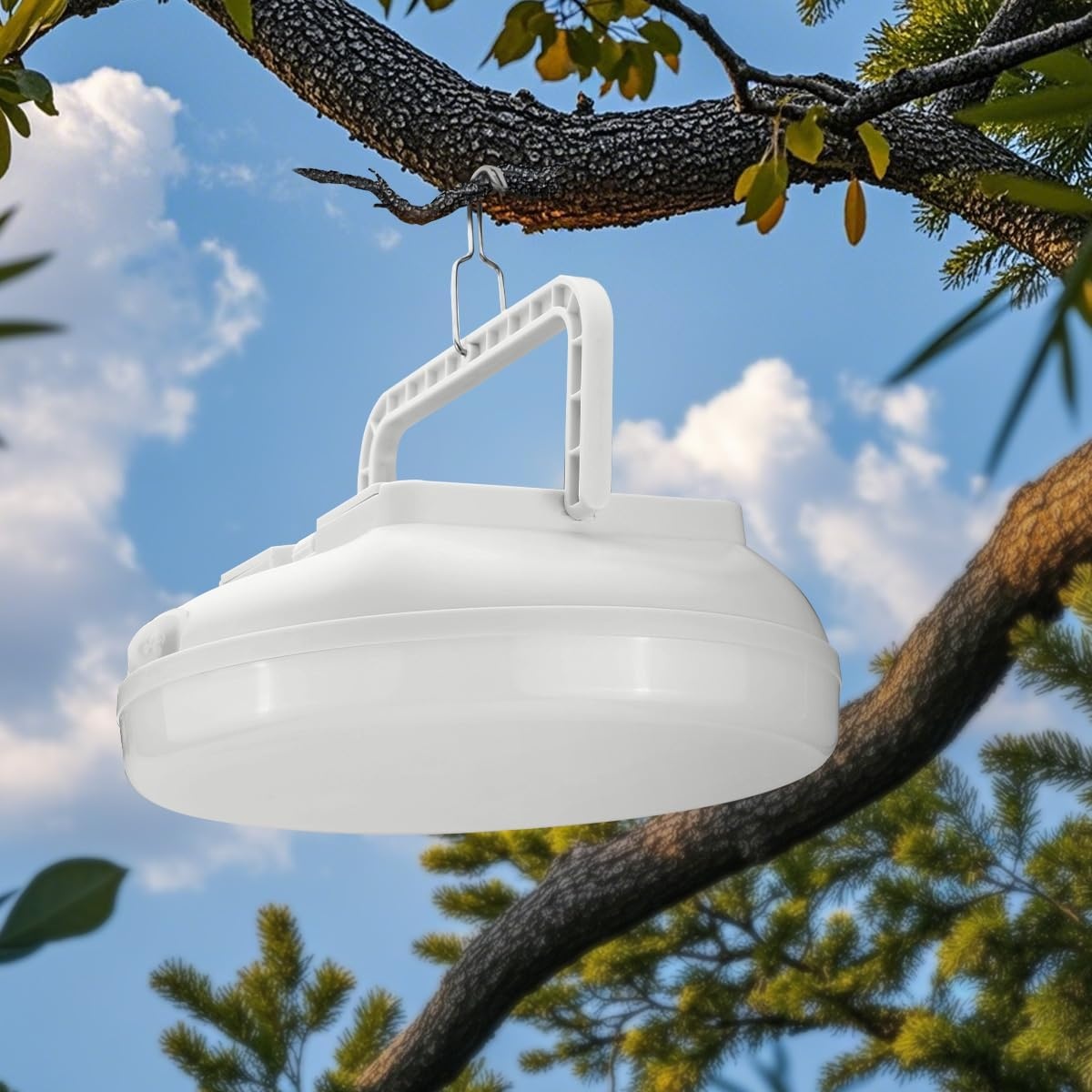 Oplaadbare Zonnelamp Campinglantaarn - 3 Modi, 4500lm, IPX4 - 30% Korting!