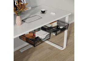 smusei Set van 2 Laden Onder Bureau - Zwart, Nu 30% Korting!
