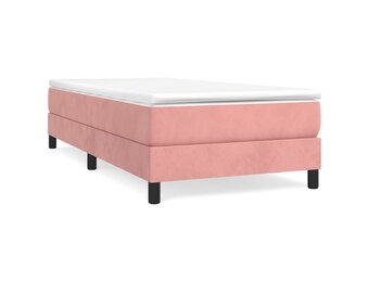 vidaXL Fluweel Bedframe Roze 90x190 cm - 60% Korting!