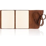 MOONSTER Leren Dagboek 400 Pagina's - Handgemaakt & Gelieerd | 30% Korting