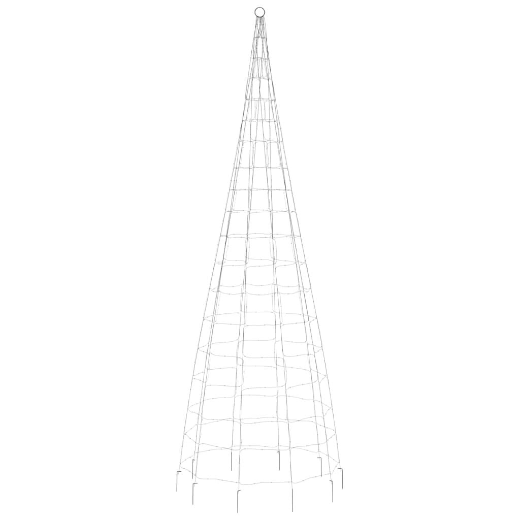 vidaXL LED-kerstboom aan vlaggenmast - 550 LED's warm wit - 65% korting