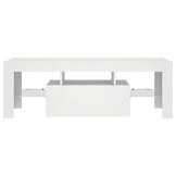 vidaXL TV-meubel Wit met LED - 120x35x40 cm | 35% Korting