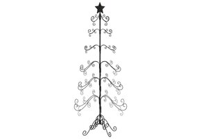 vidaXL Kerstboom Metaal Zwart 215 cm - 76% Korting!