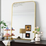 Koonmi Wandspiegel Goud 61x91 cm - 35% Korting!