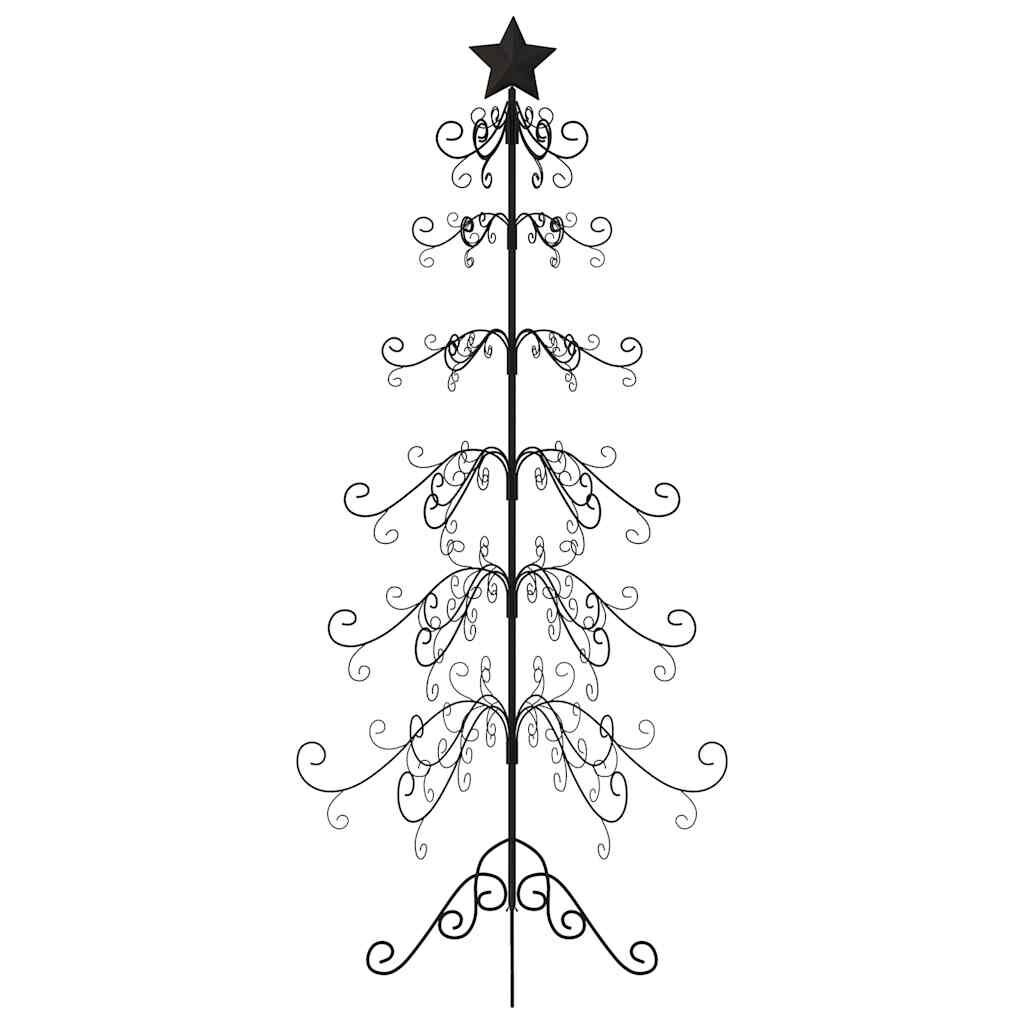 vidaXL Kerstboom Metaal Zwart 215 cm - 76% Korting!