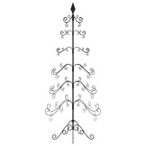 vidaXL Kerstboom Metaal Zwart 215 cm - 76% Korting!