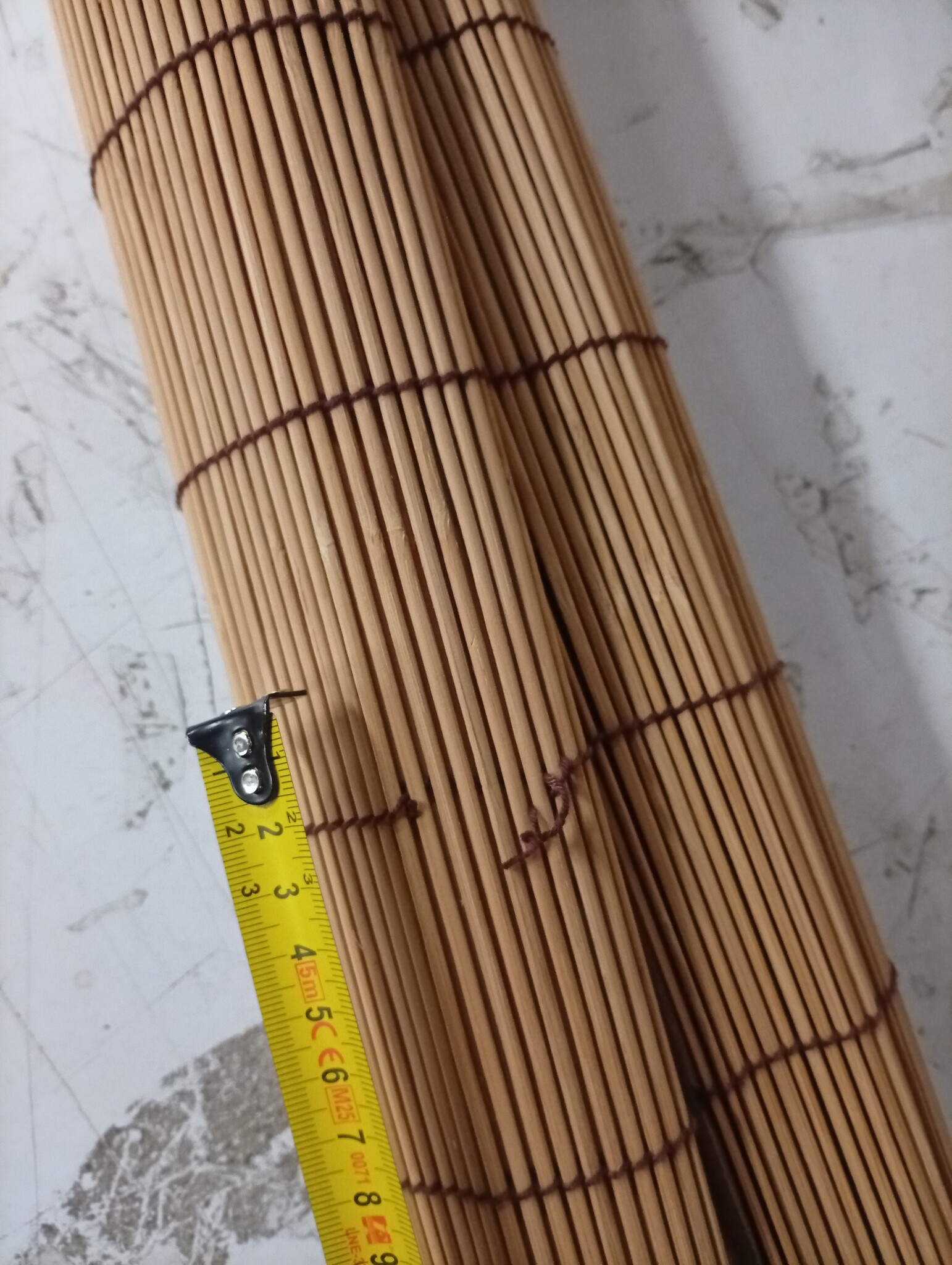 vidaXL Rolgordijn Bamboe 120x160cm Bruin - 70% Korting!