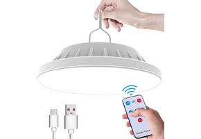 WholeFire Led Campinglamp op Zonne-energie - 30% Korting!