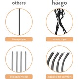 HAAGO Nestschommel Kinderen (110cm) - 30% Korting - Max 180kg