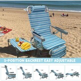 Comfortabele Strandstoel met Tafel & Koeltas - 30% Korting!
