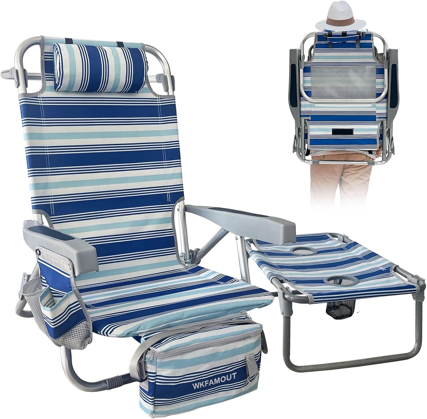 Comfortabele Strandstoel met Tafel & Koeltas - 30% Korting!