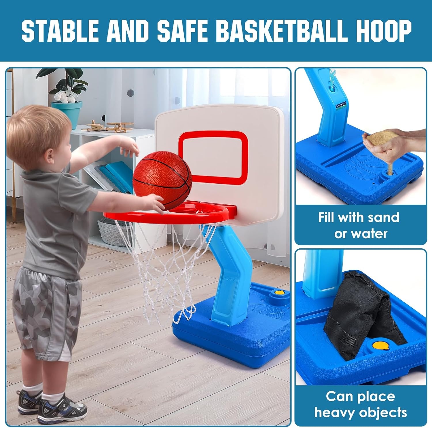 Basketball Set voor Kinderen - Inclusief Statief & Ballen | 30% Korting!