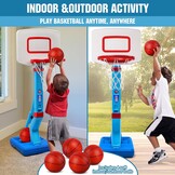 Basketball Set voor Kinderen - Inclusief Statief & Ballen | 30% Korting!