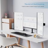 PUTORSEN Monitor standaard voor 3 schermen - 30% korting!