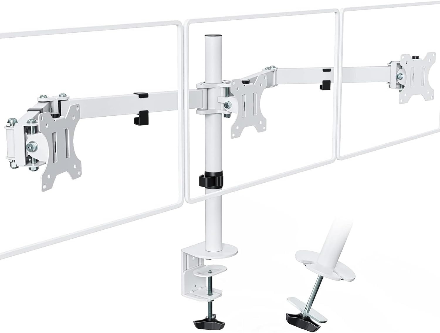 PUTORSEN Monitor standaard voor 3 schermen - 30% korting!