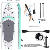 Opblaasbaar SUP-board (Groen) - 30% Korting!