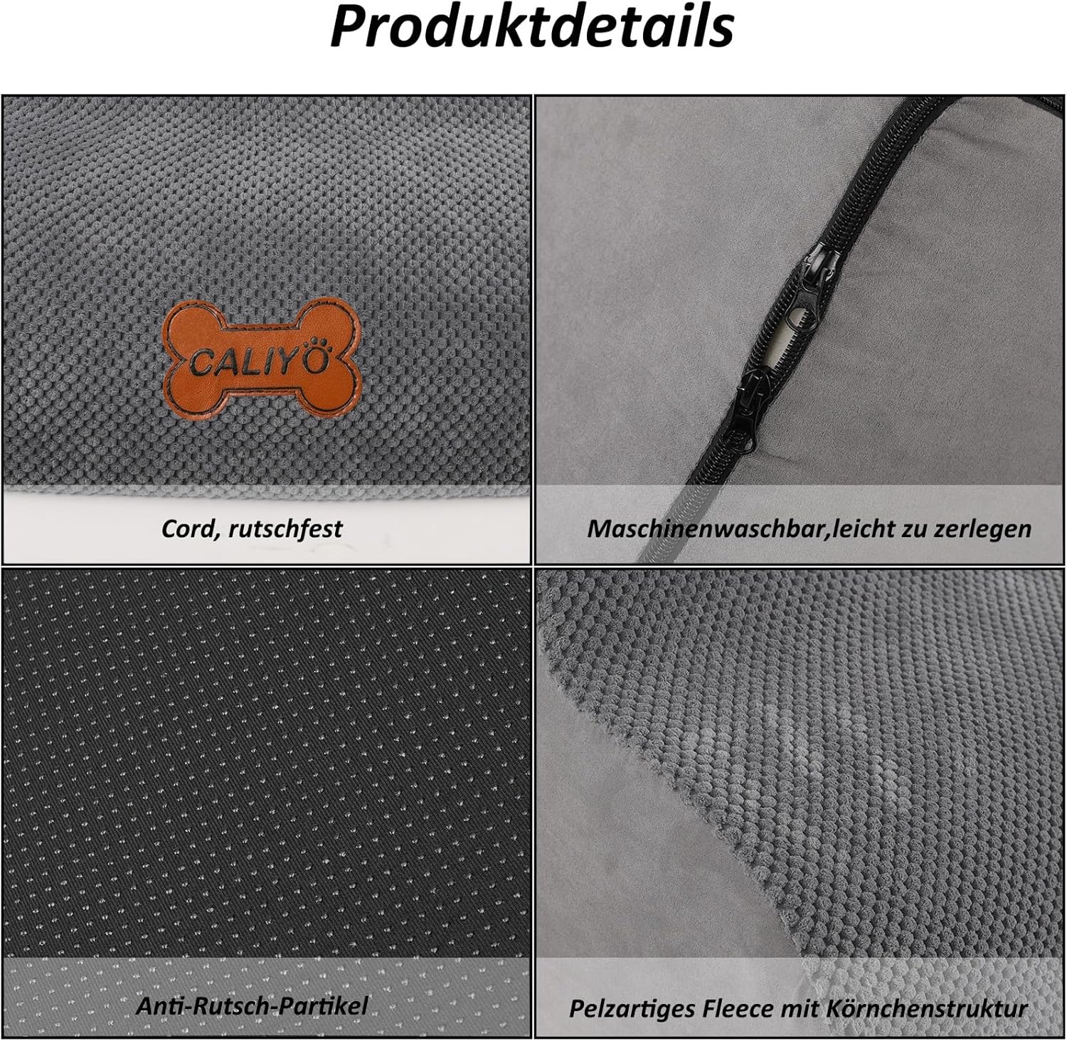 CALIYO Honden Trappetje 3 Treden - Grijs - 30% Korting!