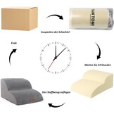 CALIYO Honden Trappetje 3 Treden - Grijs - 30% Korting!