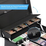 HAITRAL Metaal Geldcassette - 35% Korting! Veilig & Draagbaar