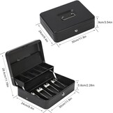 HAITRAL Metaal Geldcassette - 35% Korting! Veilig & Draagbaar