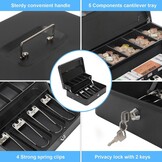 HAITRAL Metaal Geldcassette - 35% Korting! Veilig & Draagbaar