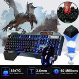 55% Korting: Draadloos Gaming Toetsenbord & Muis Set