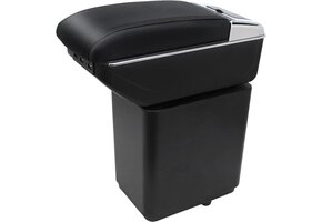 Armleuning Berlingo 2010-2020 (30% Korting!) - Dubbellaags met USB & Bekerhouder