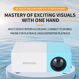 Mini Projector Draagbaar 1080p HD - 30% Korting