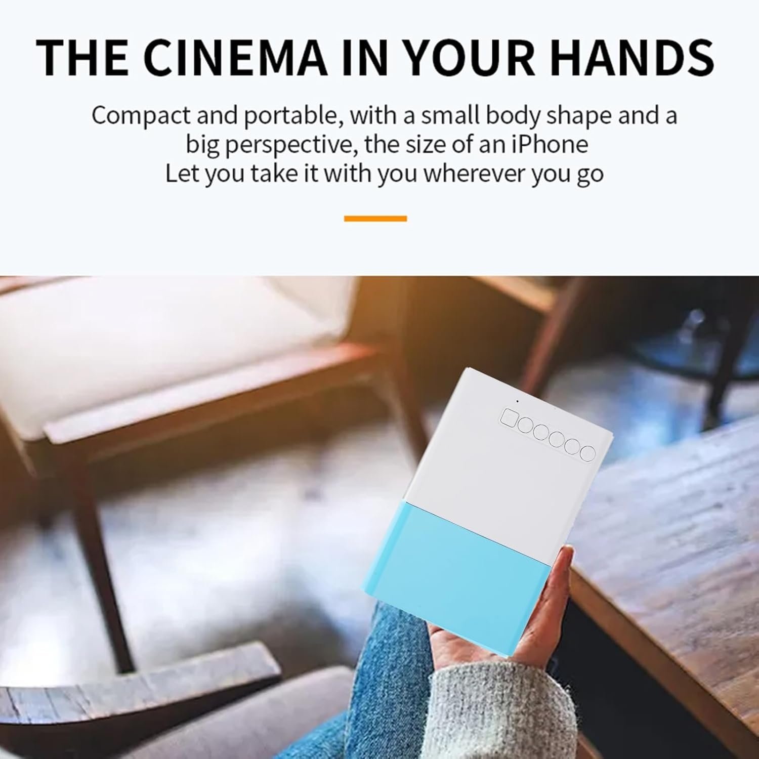 Mini Projector Draagbaar 1080p HD - 30% Korting