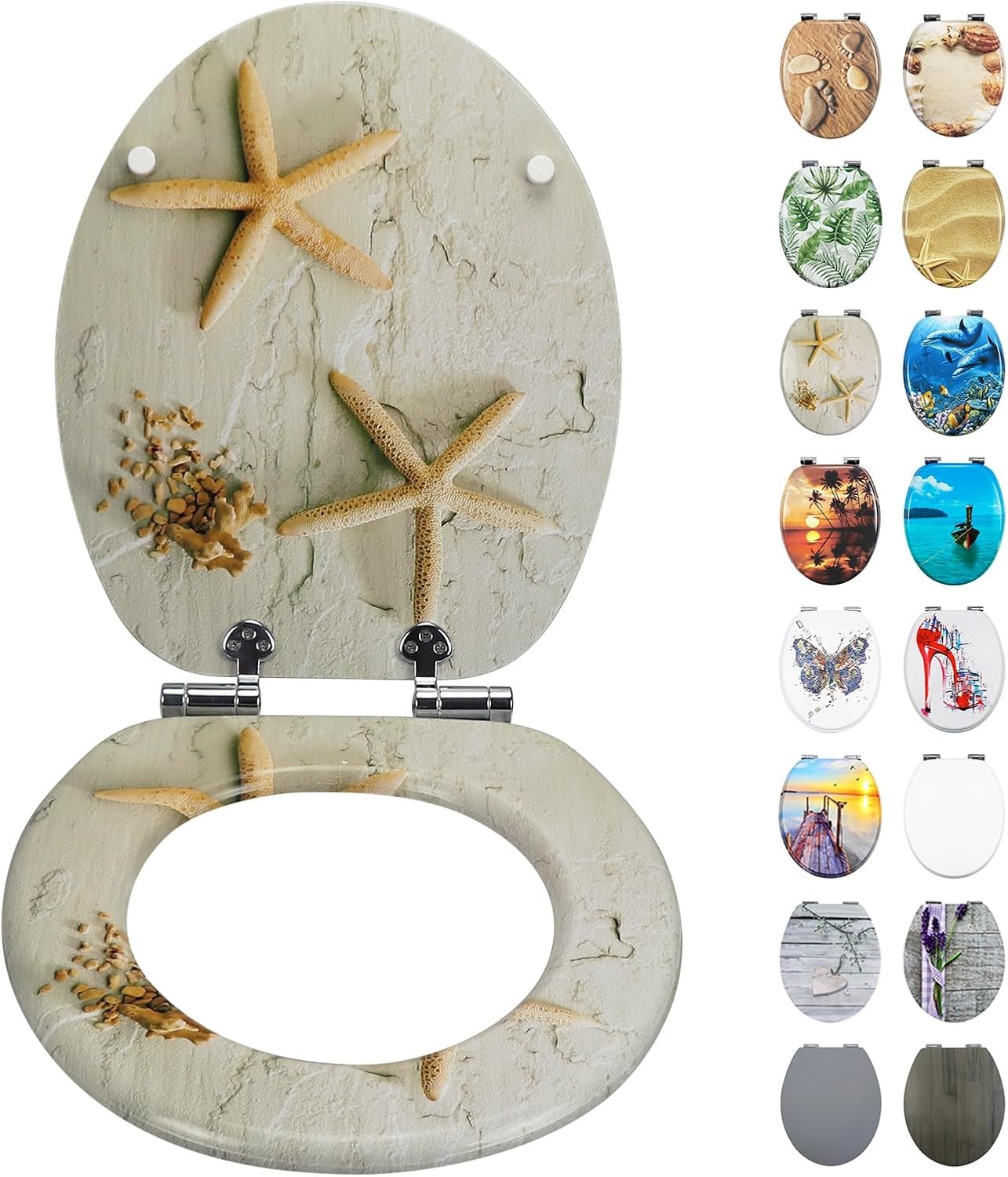 Toiletzitting met soft-close & design - 35% korting!