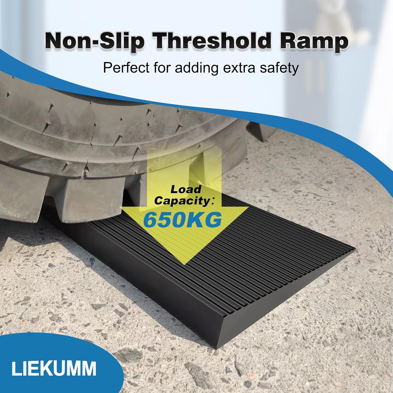 LieKUMM Rolstoel Drempelhulp Rubber - 30% Korting - Nieuw!