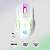 Empire Gaming Armor RF800: Draadloos AZERTY Gaming Set (Wit) - 30% Korting!