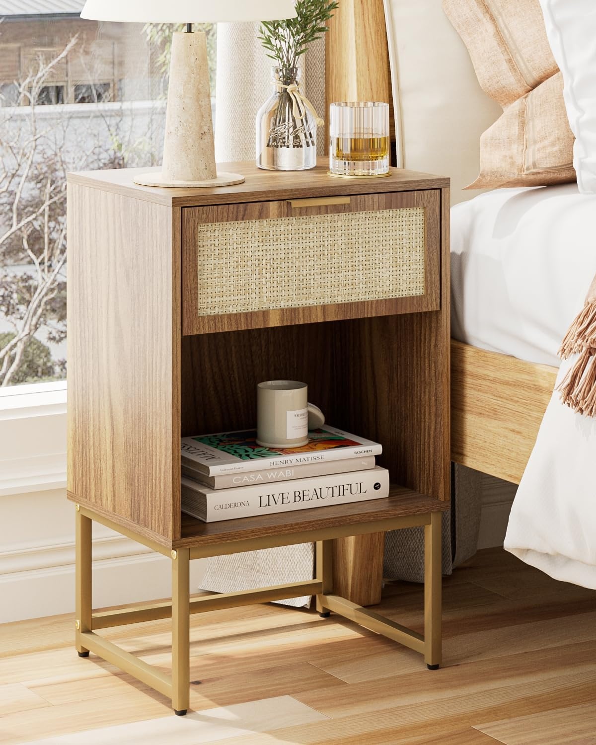 Geretourneerde Nachtkastje met Lade - 40cm Breed - 30% Korting!