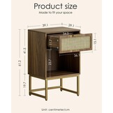 Geretourneerde Nachtkastje met Lade - 40cm Breed - 30% Korting!