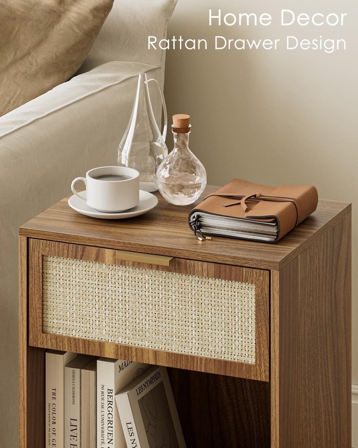 Geretourneerde Nachtkastje met Lade - 40cm Breed - 30% Korting!