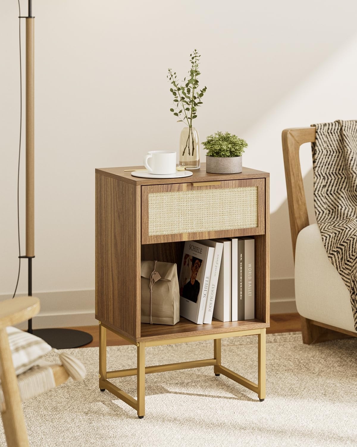 Geretourneerde Nachtkastje met Lade - 40cm Breed - 30% Korting!